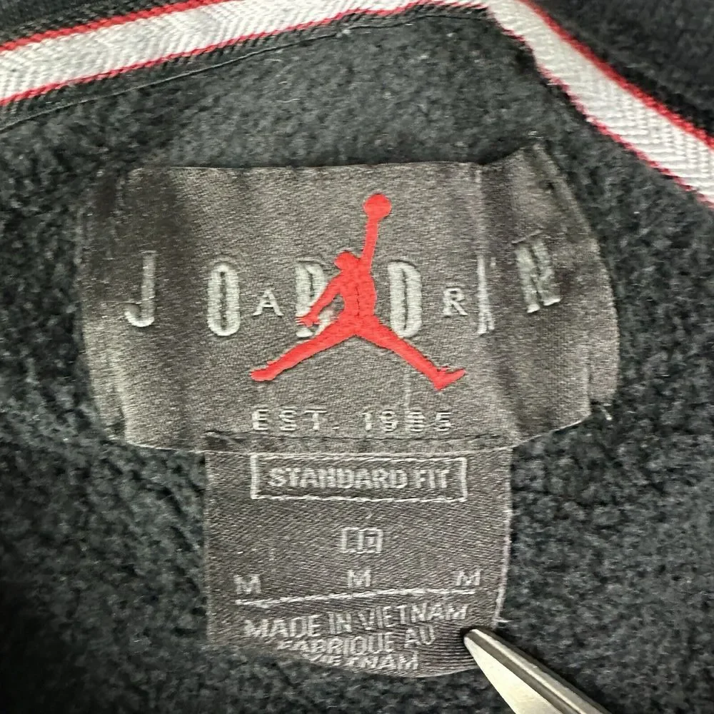 Nike Air Jordan X Paris Saint Germain Hoodie Mens Medium Black Jumpman Logo